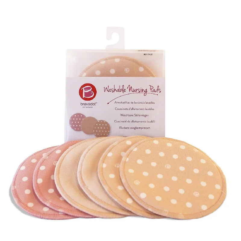 BRAVADO! DESIGNS 3 Pack Assorted Washable Nursing Pads (B9011)