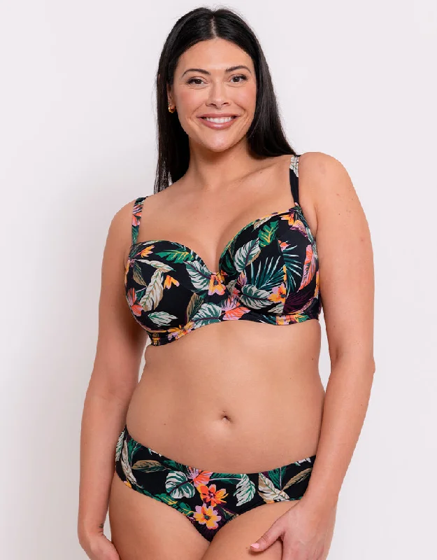 Curvy Kate Cuba Libre Padded Balcony Bikini Multiway Top Print Mix