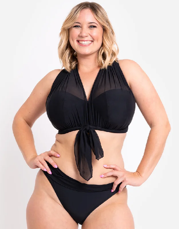 Curvy Kate Wrapsody Bandeau Strapless Multiway Bikini Black