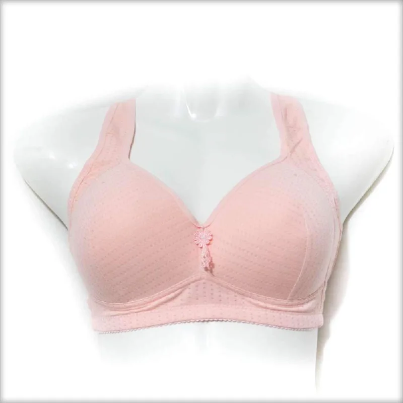 Elegant Bra Single Padded - Peach