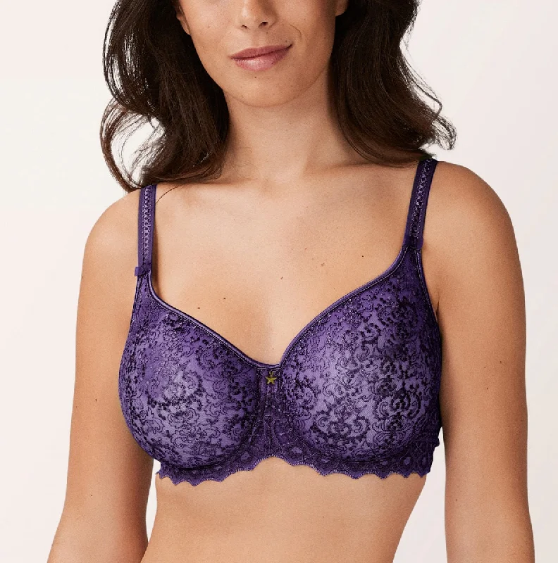 Empreinte Cassiopee Dark Purple Seamless Bra 07151