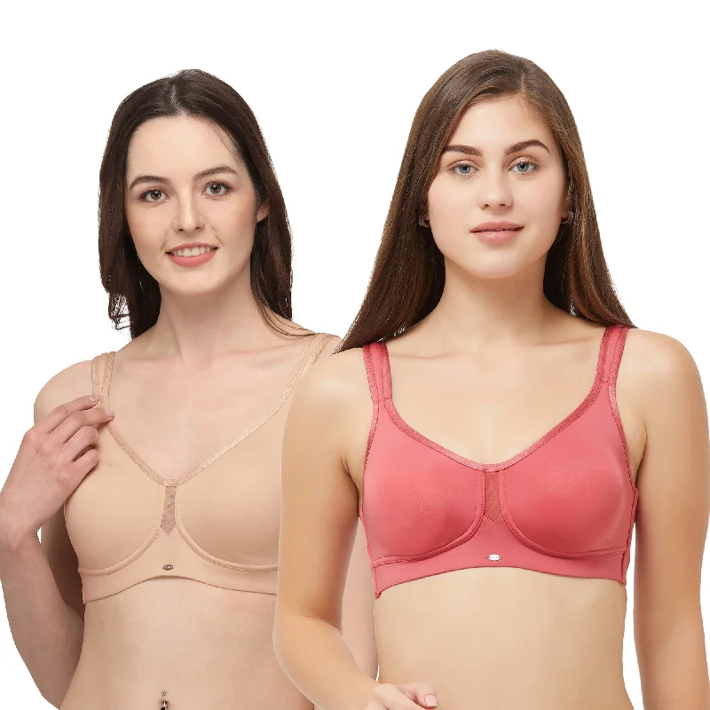 Full Coverage Minimizer Non Padded Non Wired Bra- Combo CB-328