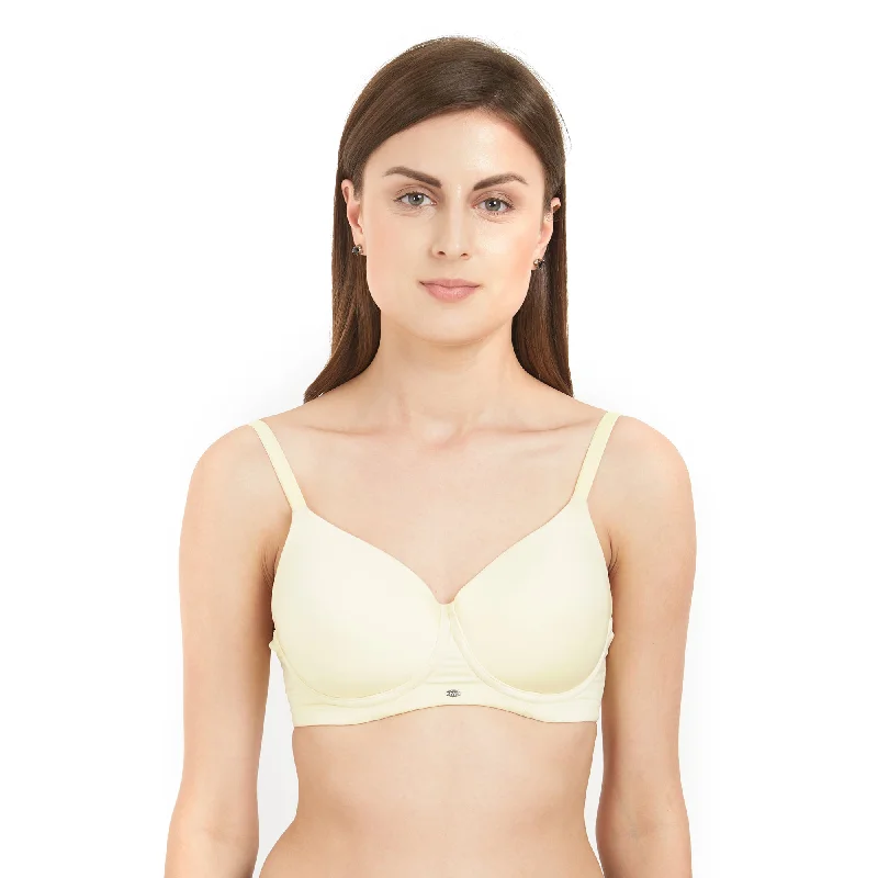 Full Coverage Padded Non Wired Bra-CB-122