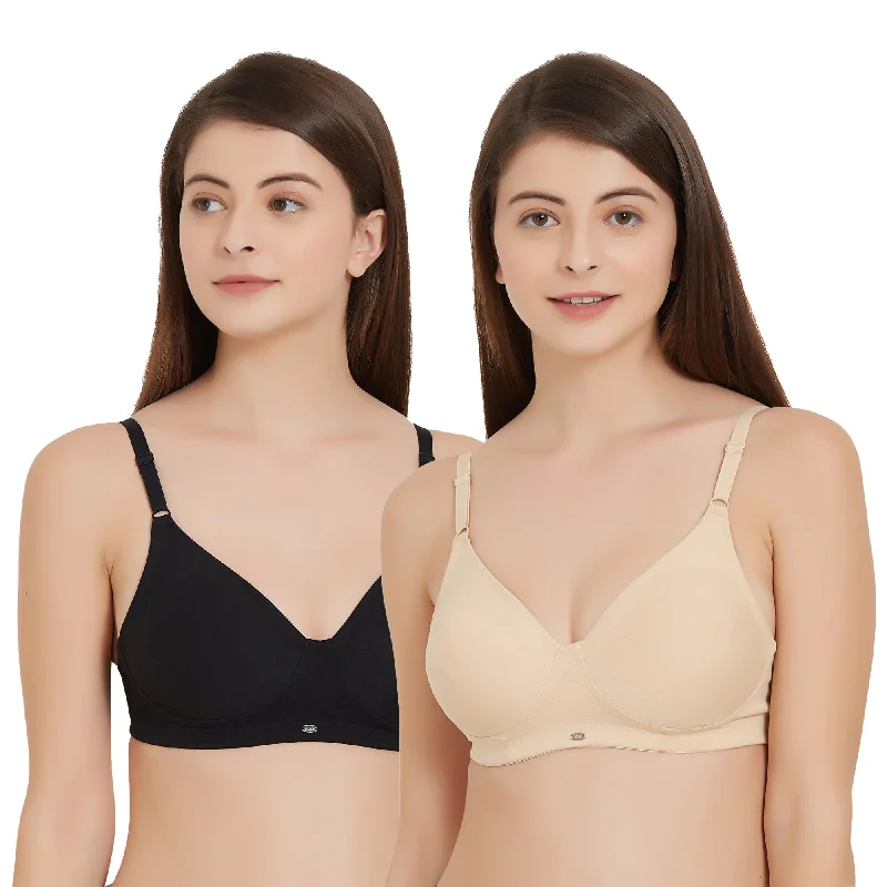 Full Coverage Seamless Cup Non-Wired Bra (PACK OF 2) CB-330