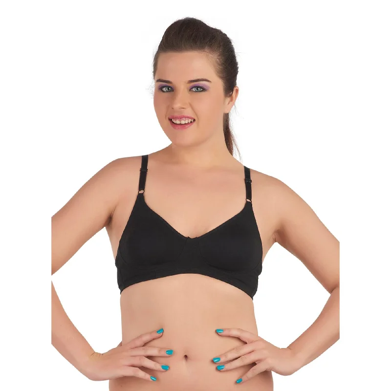 Medium Coverage Non Padded Non Wired Cotton Bra-CB-305