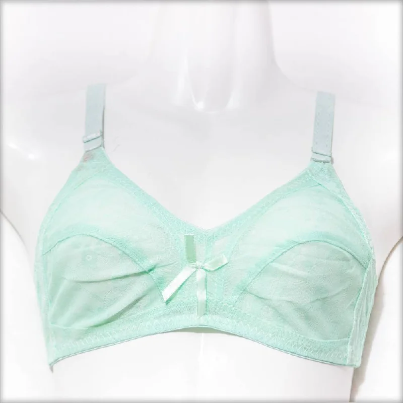 Net Non Padded Bra - Pistachio