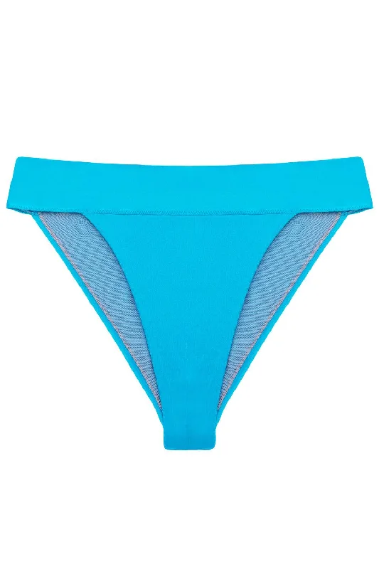 Tonic Blue high waisted bikini bottom