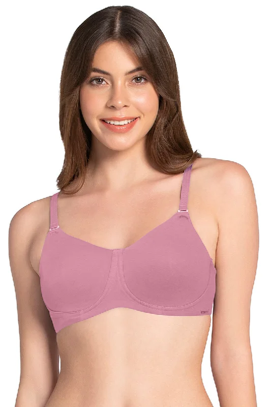 Essential Comfort Non-Padded Non-Wired Bra - Cashmere Rose