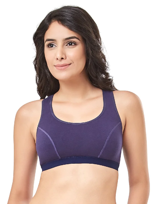 every de Lounge Essentials Non-Padded Non-Wired Full Cover Slip-on Bra - Eclipse