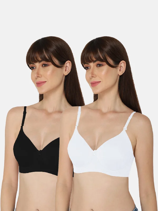 Intimacy Everyday Padded Bra Combo Pack – Comfortable and Supportive Bras for Daily Wear (UC02 - C02)