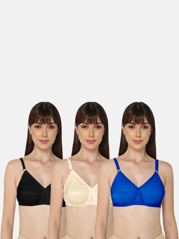 Naidu Hall Heritage-Bra Special Combo Pack - Cross - C35