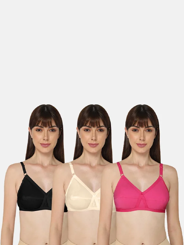 Naidu Hall Heritage-Bra Special Combo Pack - Cross - C66