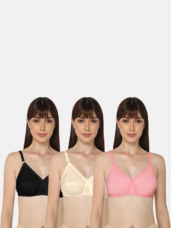 Naidu Hall Heritage-Bra Special Combo Pack - Cross - C67