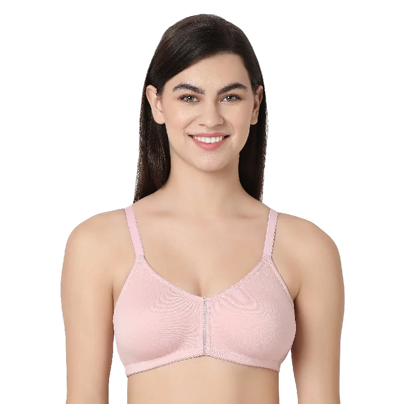 1258  Non Padded T-Shirt  Bra Peach