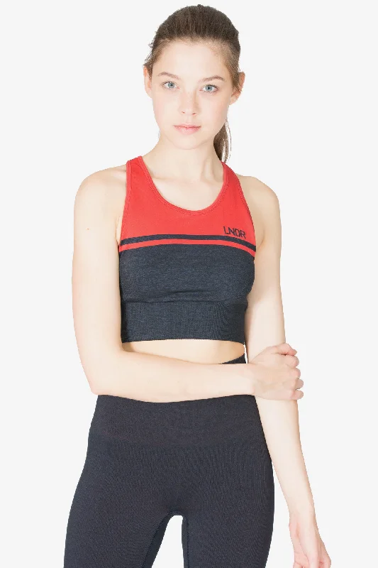 A-GRADE SPORTS BRA - NAVY MARL