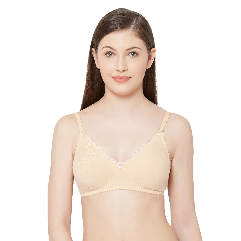 Shalu-Plain Mold T-shirt Bra  Skin