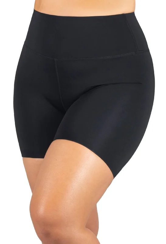 High Waisted Midi Biker Shorts (Lint & Pet Hair Resistant)