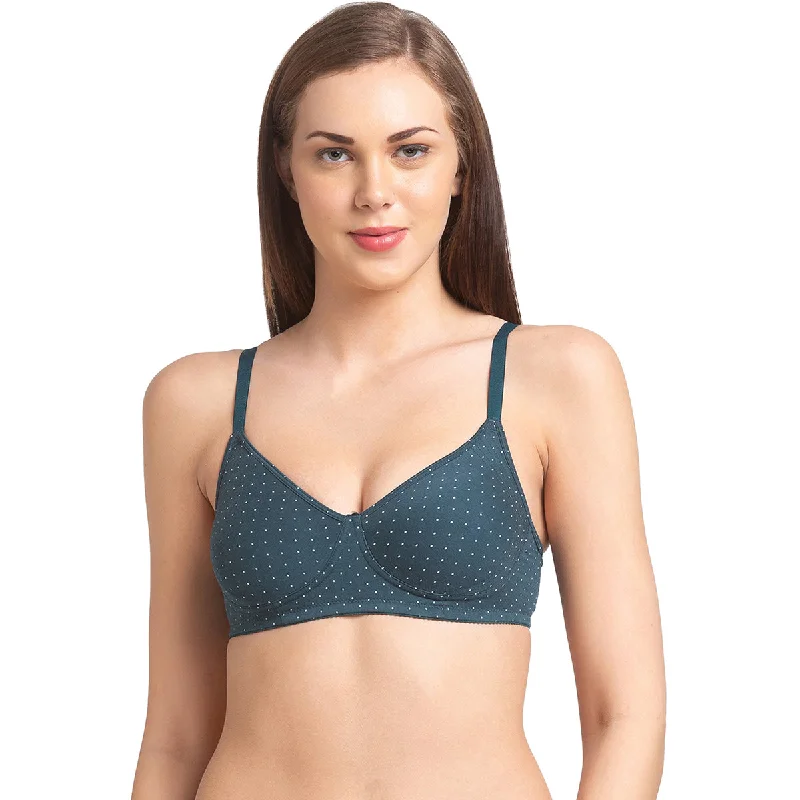 SAKHI 5-Non Padded T-Shirt Bra Green