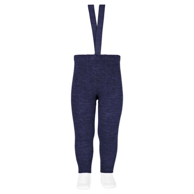 Cóndor Tights Wool Navy Blue