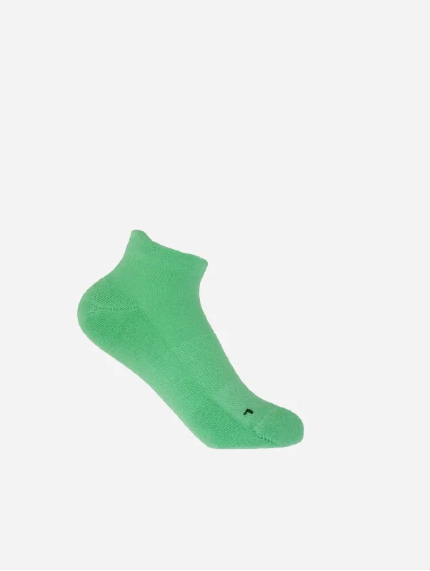 Organic Cotton Women's Trainer Socks | Green