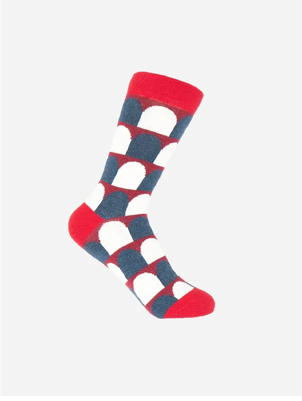 Ouse Women's Organic Cotton Socks | Red