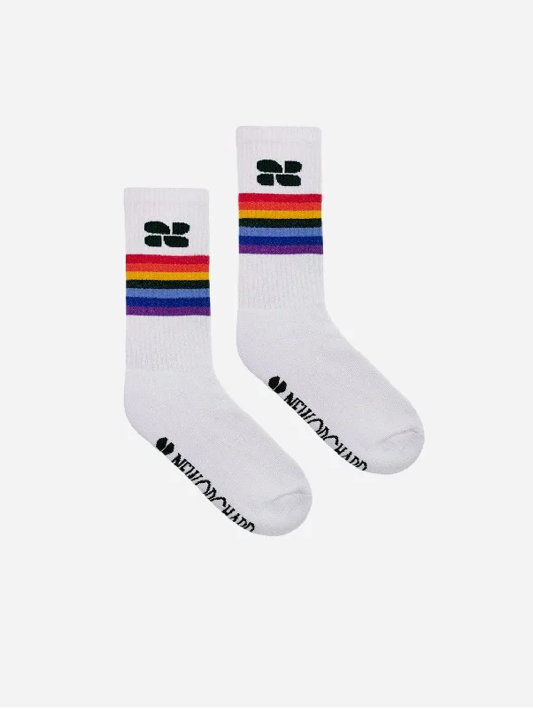 Sports Unisex Cotton Socks | Rainbow