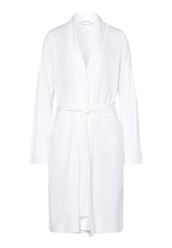 Robe Selection Shawl Collar Cotton Robe | White 77302-101