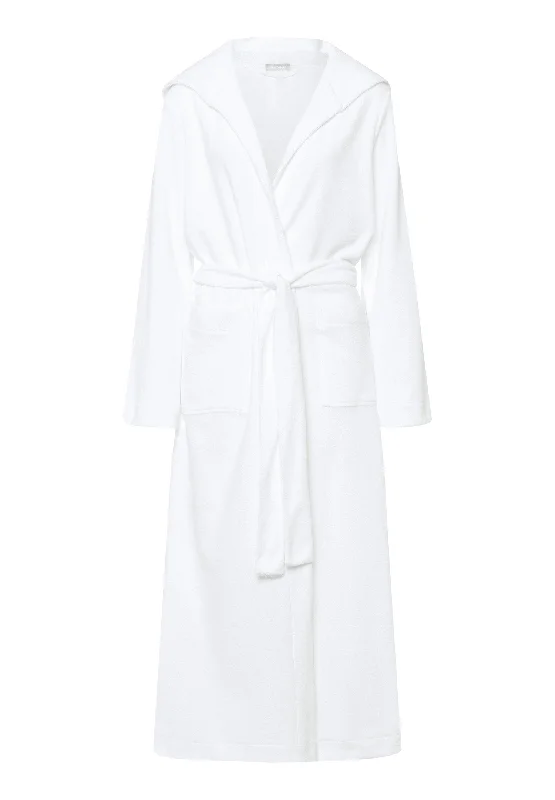 Robe Selection Plush Long Hooded Robe | White 77304-101