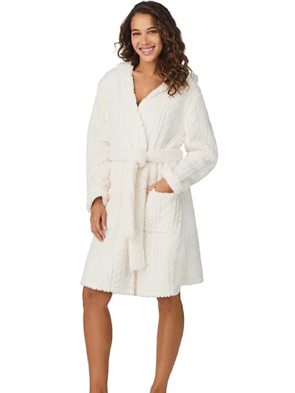 Cuddl Duds Sherpa Hooded Robe