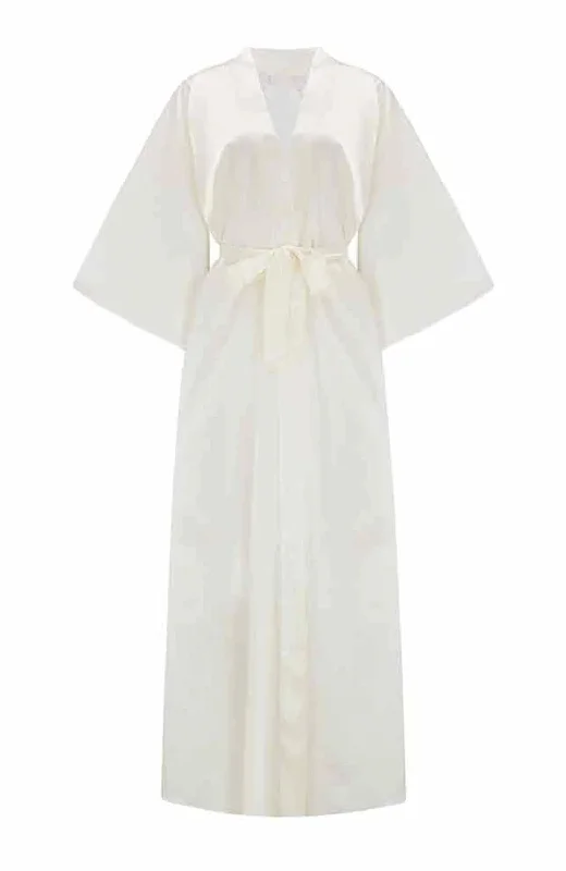 Daisy Silk Robe