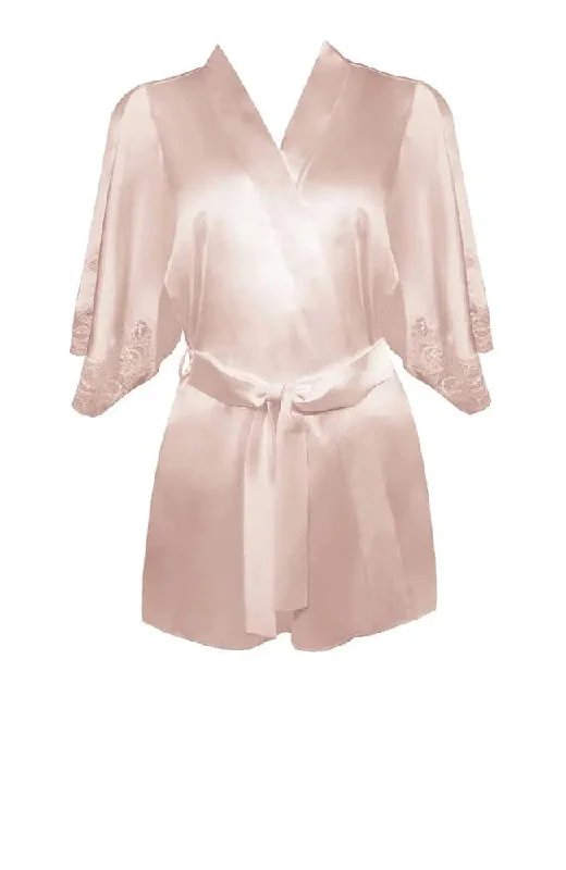 Signature Lace Silk Robe - Last Piece!