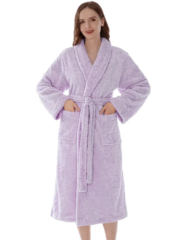 Pavilia Sherpa Fluffy Robe